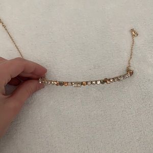 Bauble Bar blush choker necklace